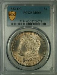 1882-CC Morgan Dollar MS66 PCGS