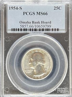 1954-S Washington Quarter MS66 PCGS