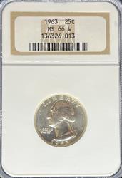 1963 Washington Quarter MS66 NGC
