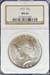 1922 Peace Dollar MS66 NGC