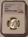 Canada George VI 1951 Silver 25 Cents Hight Relief MS63 NGC