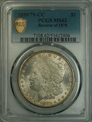 1880/79-CC Reverse of 78 Morgan Dollar MS62 PCGS