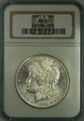 1881-S Morgan Dollar MS67 NGC