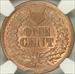1864-L Indian Cent MS63RB NGC