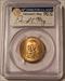 2008 John Q Adams Presidential Dollar SF Missing Edge Lettering Error SP66 PCGS Moy Signed