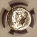1945 D Mercury Dime MS66+ FB NGC