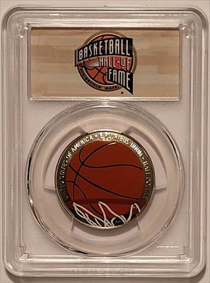 2020 S Basketball HOF Commemorative Half Dollar Colorized Proof PR70 DCAM PCGS FDI