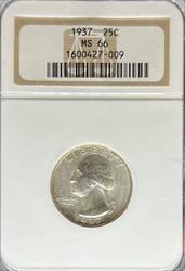 1937 Washington Quarter MS66 NGC