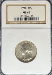1948 Washington Quarter MS66 NGC