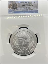 2015 5oz America the Beautiful Homestead SP70 NGC Early Release