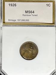 1926 Lincoln Cent MS64 PCI