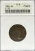 1804 Half Cent G6 ANACS Plain 4 No Stems