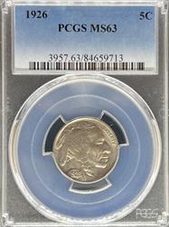 1926 Buffalo Nickel MS63 PCGS