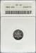 1862 Three Cent Silver EF40 ANACS
