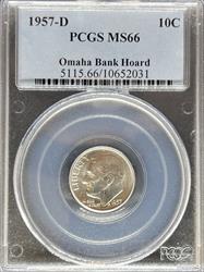 1957-D Roosevelt Dime MS66 PCGS