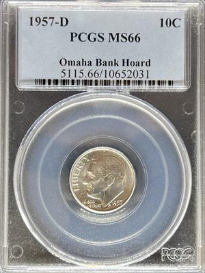 1957-D Roosevelt Dime MS66 PCGS