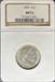 1892-S Barber Quarter AU53 NGC