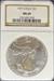 1997 Silver Eagle MS69 NGC