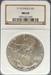 1992 Silver Eagle MS69 NGC