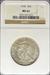 1935 Walking Liberty Half Dollar MS62 NGC