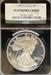 1989-S Silver Eagle PF69UCAM NGC Black Core