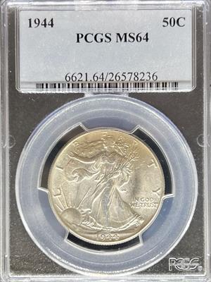 1944 Walking Liberty Half Dollar MS64 PCGS