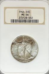 1944 Walking Liberty Half Dollar MS66 NGC