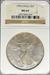 1996 Silver Eagle MS69 NGC