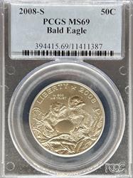 2008-S Bald Eagle MS69 PCGS