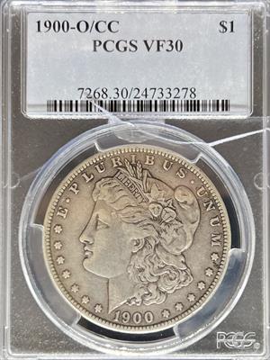 1900-O/CC Morgan Dollar VF30 PCGS