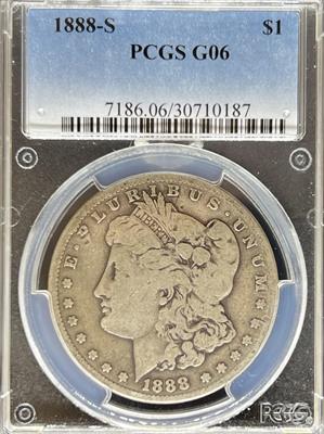 1888-S Morgan Dollar G6 PCGS