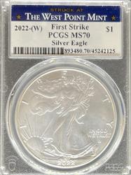 2022-W Silver Eagle MS70 PCGS First Strike
