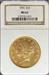 1896 $20 Liberty MS62 NGC