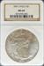 2001 Silver Eagle MS69 NGC
