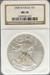 2008 Silver Eagle MS70 NGC