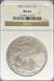 2002 Silver Eagle MS69 NGC