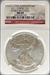 2011 Silver Eagle MS69 NGC Early Release 25th Anniversary