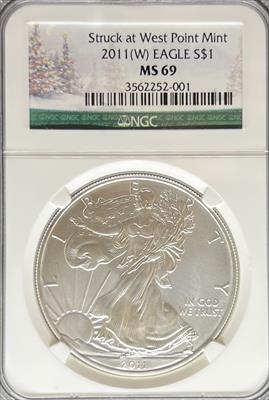 2011-W Silver Eagle MS69 NGC