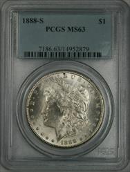 1888-S Morgan Dollar MS63 PCGS