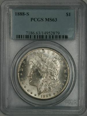 1888-S Morgan Dollar MS63 PCGS