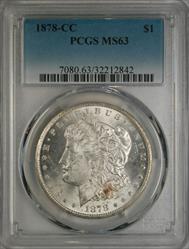 1878-CC Morgan Dollar MS63 PCGS