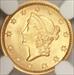 1854 T1 Gold Dollar MS64 NGC
