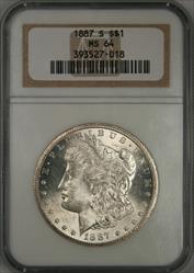 1887-S Morgan Dollar MS64 NGC