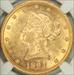 1894-S $10 Liberty MS61 NGC
