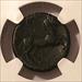 Ancient Greek - Thessaly - Skotussa c 300-100 BC AE Trichalkon  obv Athena VF NGC