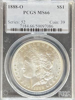 1888-O Morgan Dollar MS66 PCGS