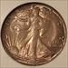 1945 S Walking Liberty Half Dollar MS64 NGC Toned