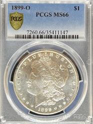 1899-O Morgan Dollar MS66 PCGS