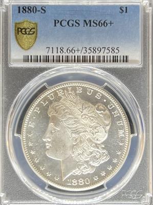 1880-S Morgan Dollar MS66+ PCGS