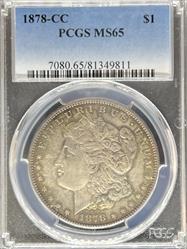 1878-CC Morgan Dollar MS65 PCGS